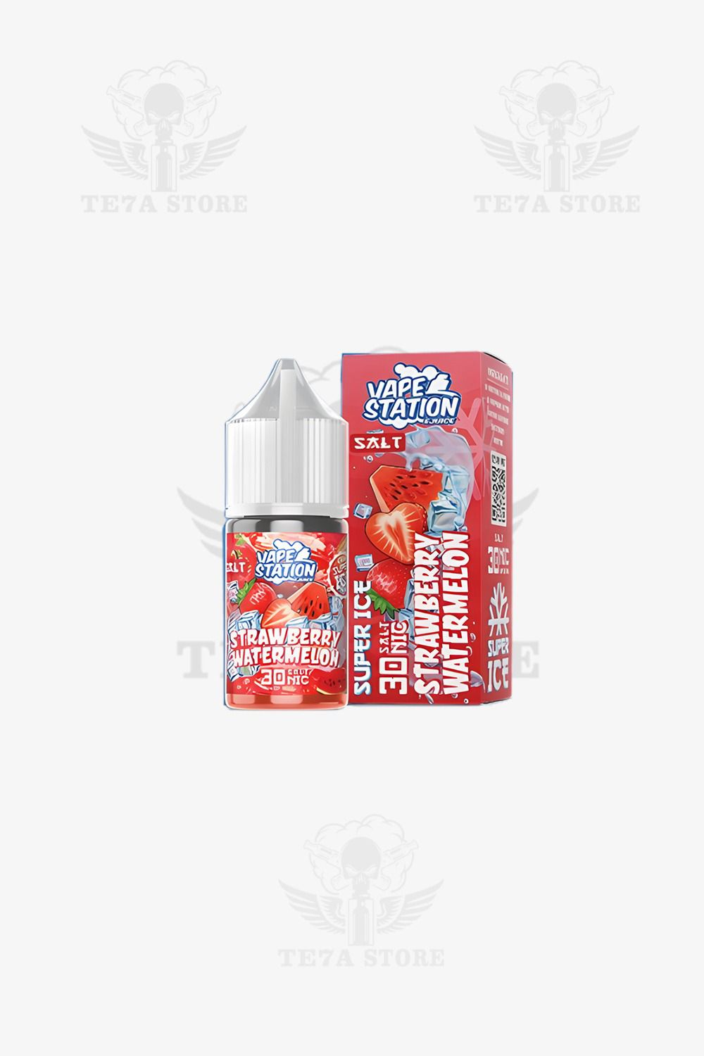 vape station- salt strawberry watermelon super ice Te7a Store vape station- salt strawberry watermelon super ice Te7a Store