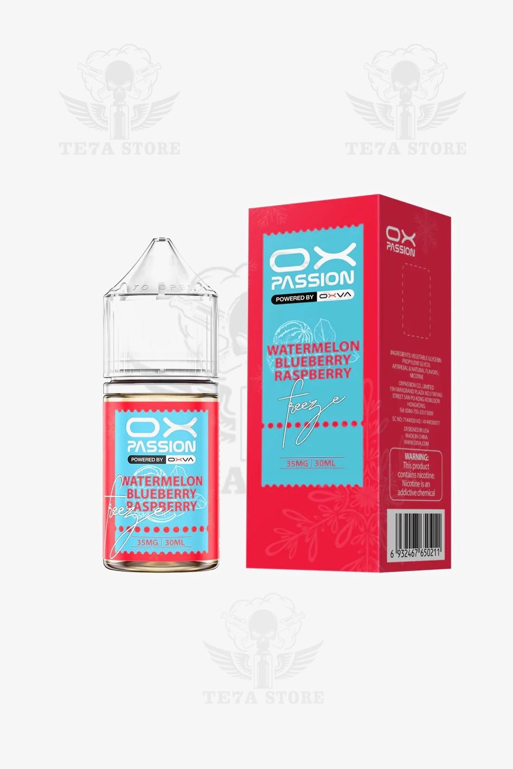 ox passion- SUPERCOOL WATERMELON BLUEBERRY RASPBERRY