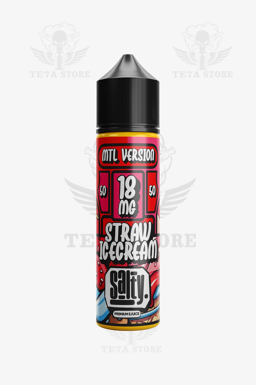 SALTY- ICED STRAWBERRY ICE CREAM
