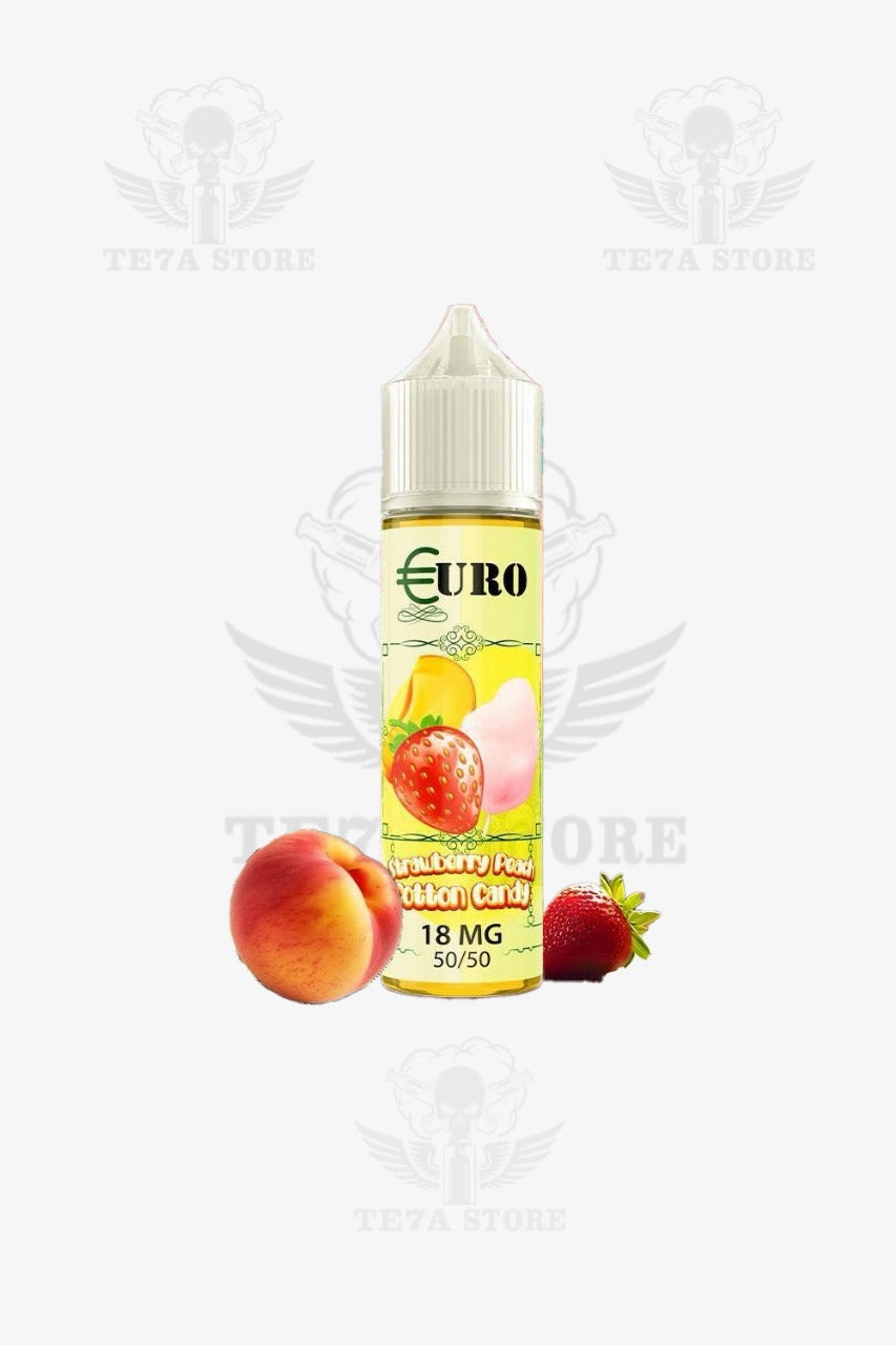 Euro - strawberry peach cotton candy