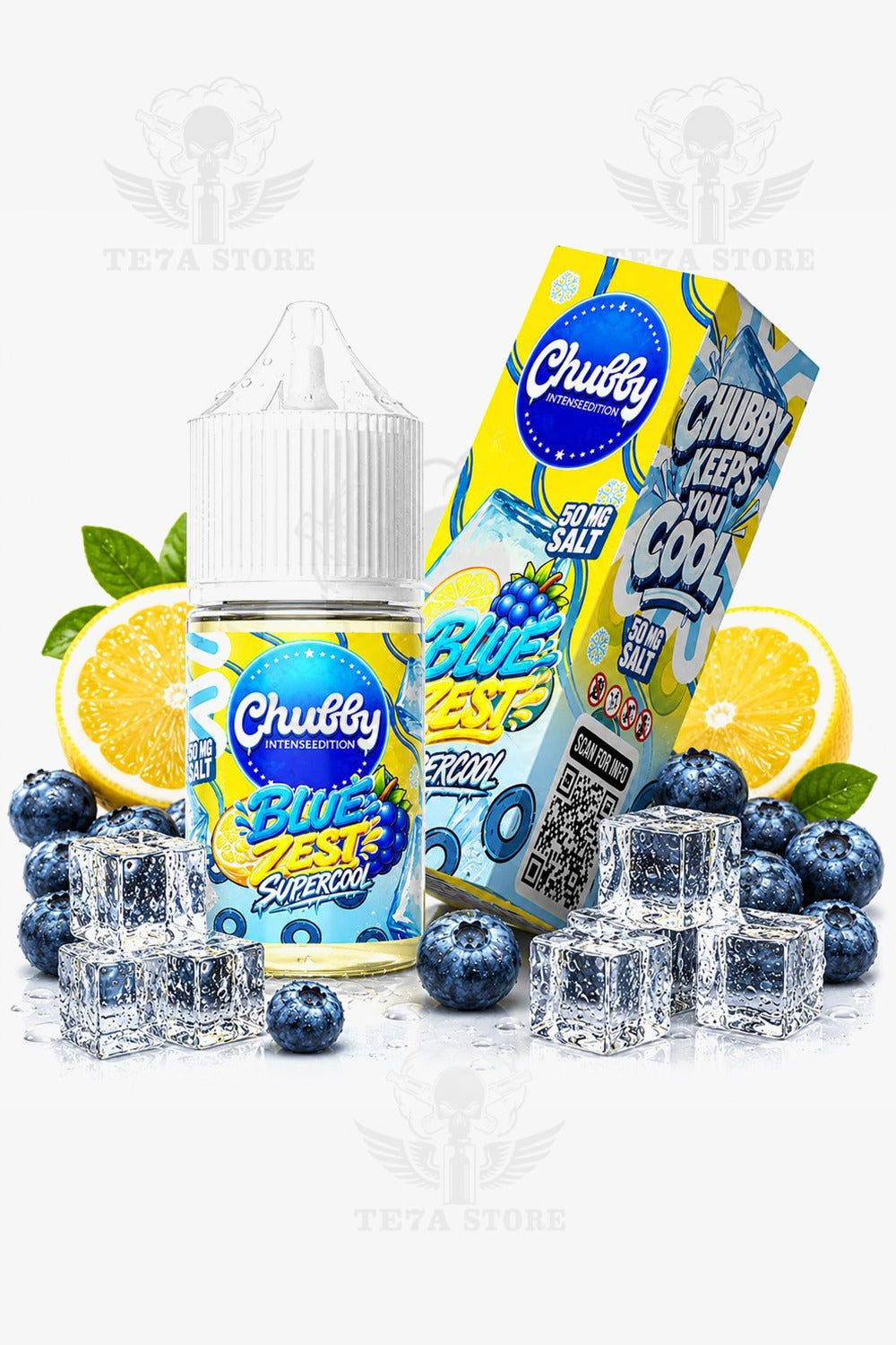CHUBBY-Blue Zest Super Cool Salt 50 MG