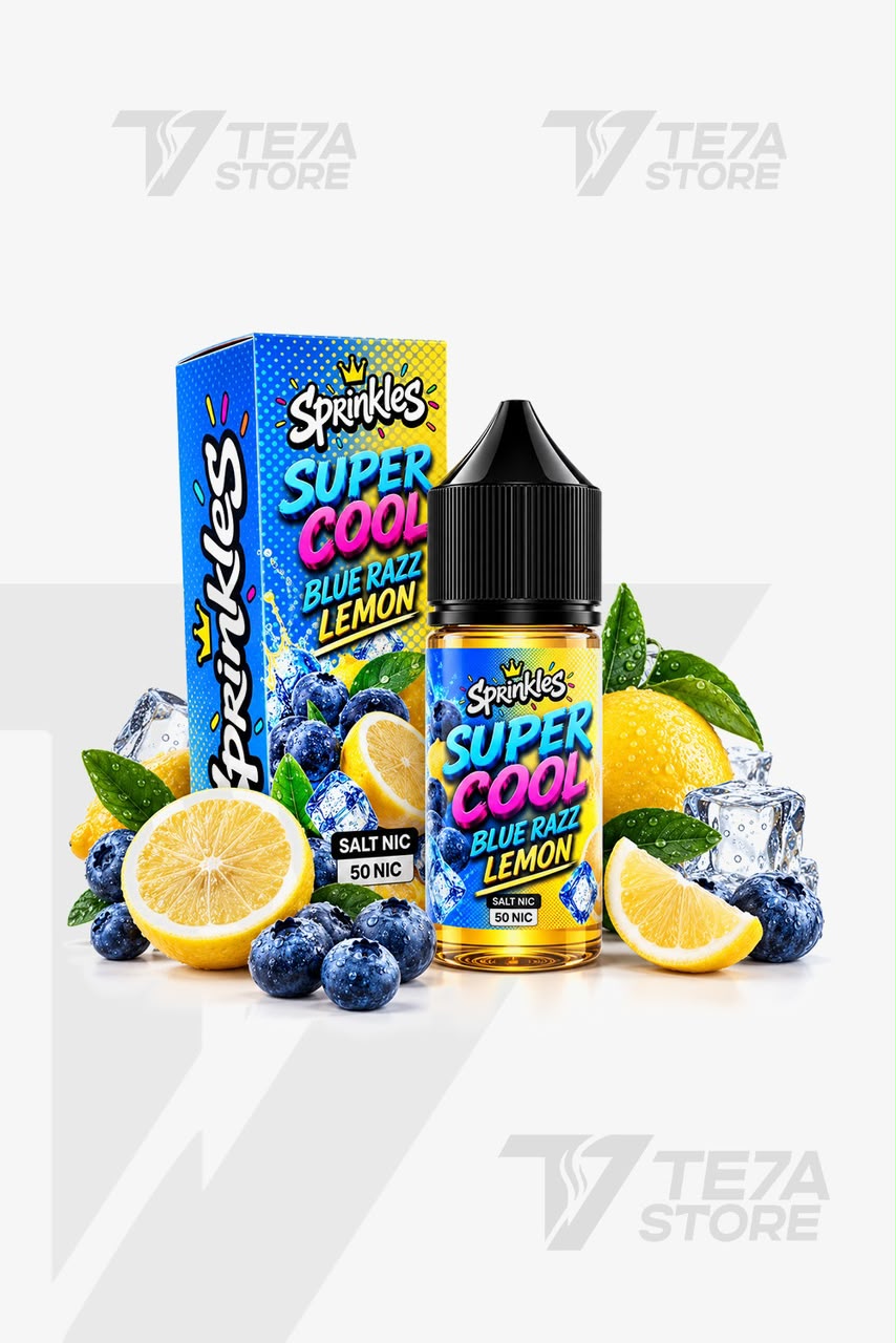SPRINKLES- SUPER COOL BLUE EAZZ LEMON