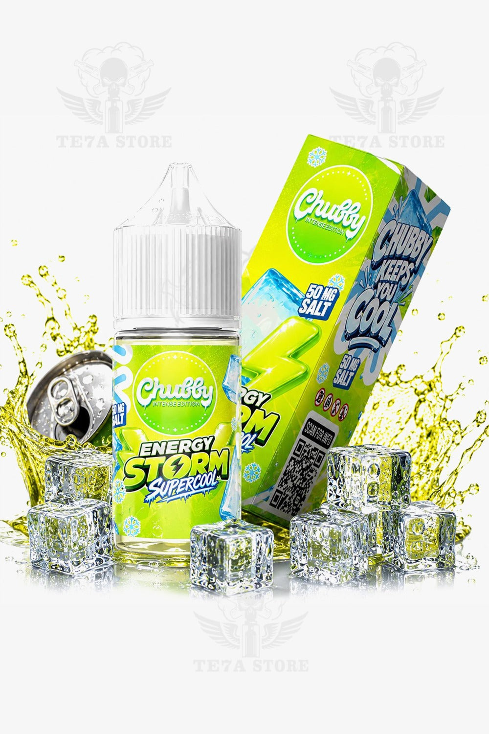 CHUBBY-Energy Storm Super Cool Salt 50 MG