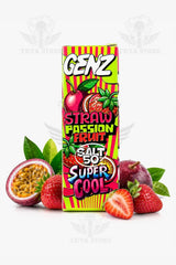 GENZ- STRAW PASSION FRUIT SUPER COOL SALT 50MG