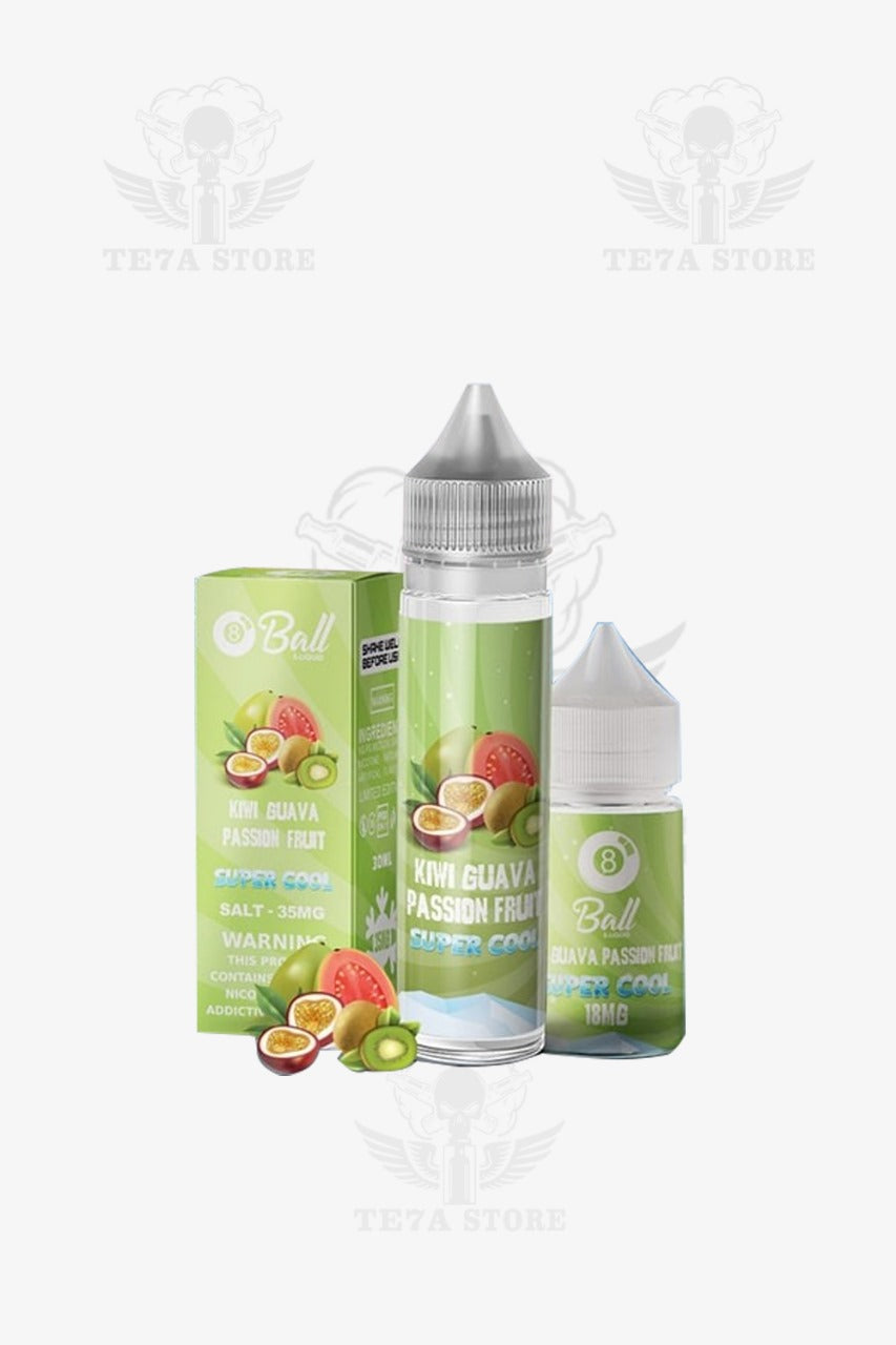 8 ball- kiwi guava passion fruit  super cool