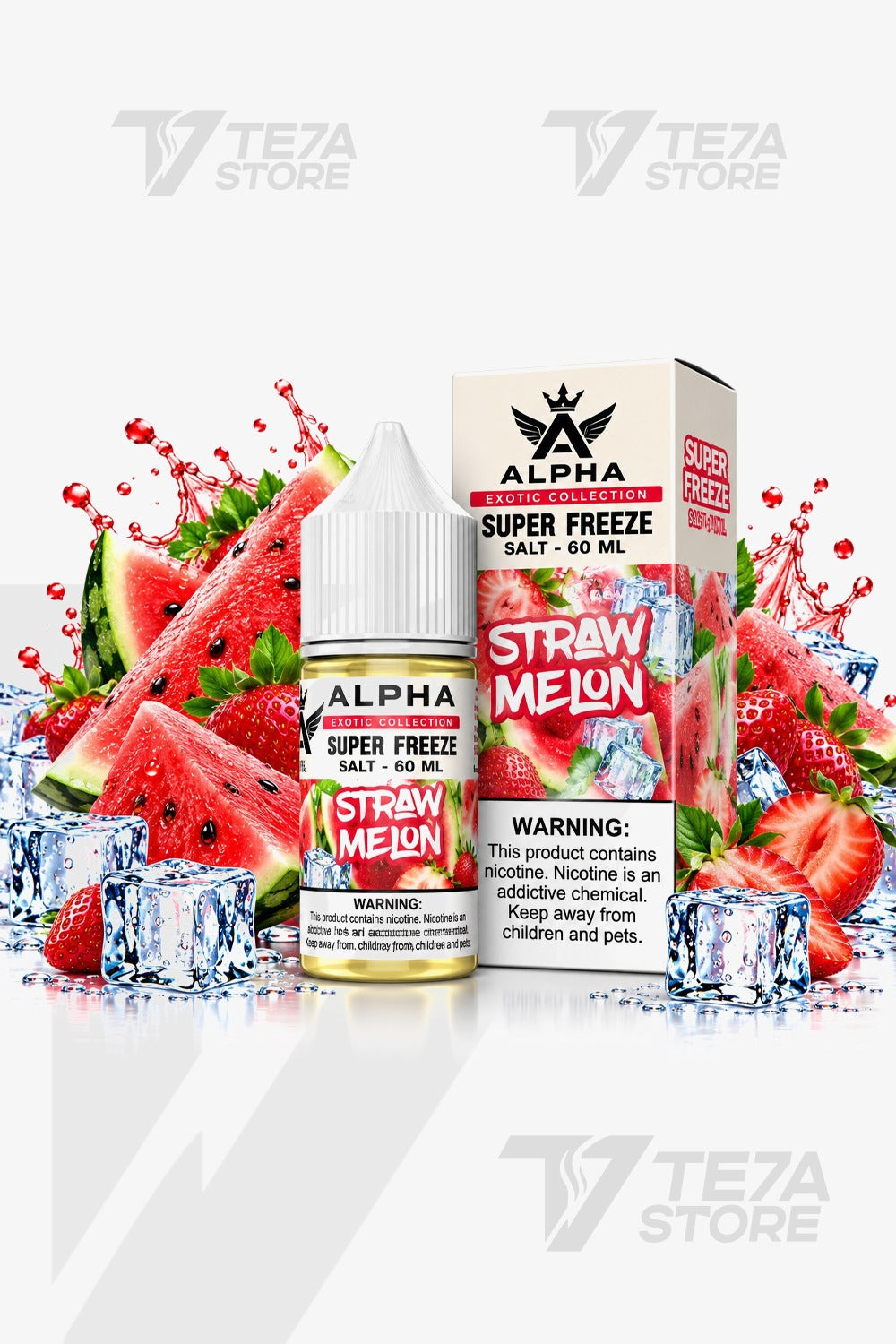 ALPHA- STRAW MELON SUPER COOL