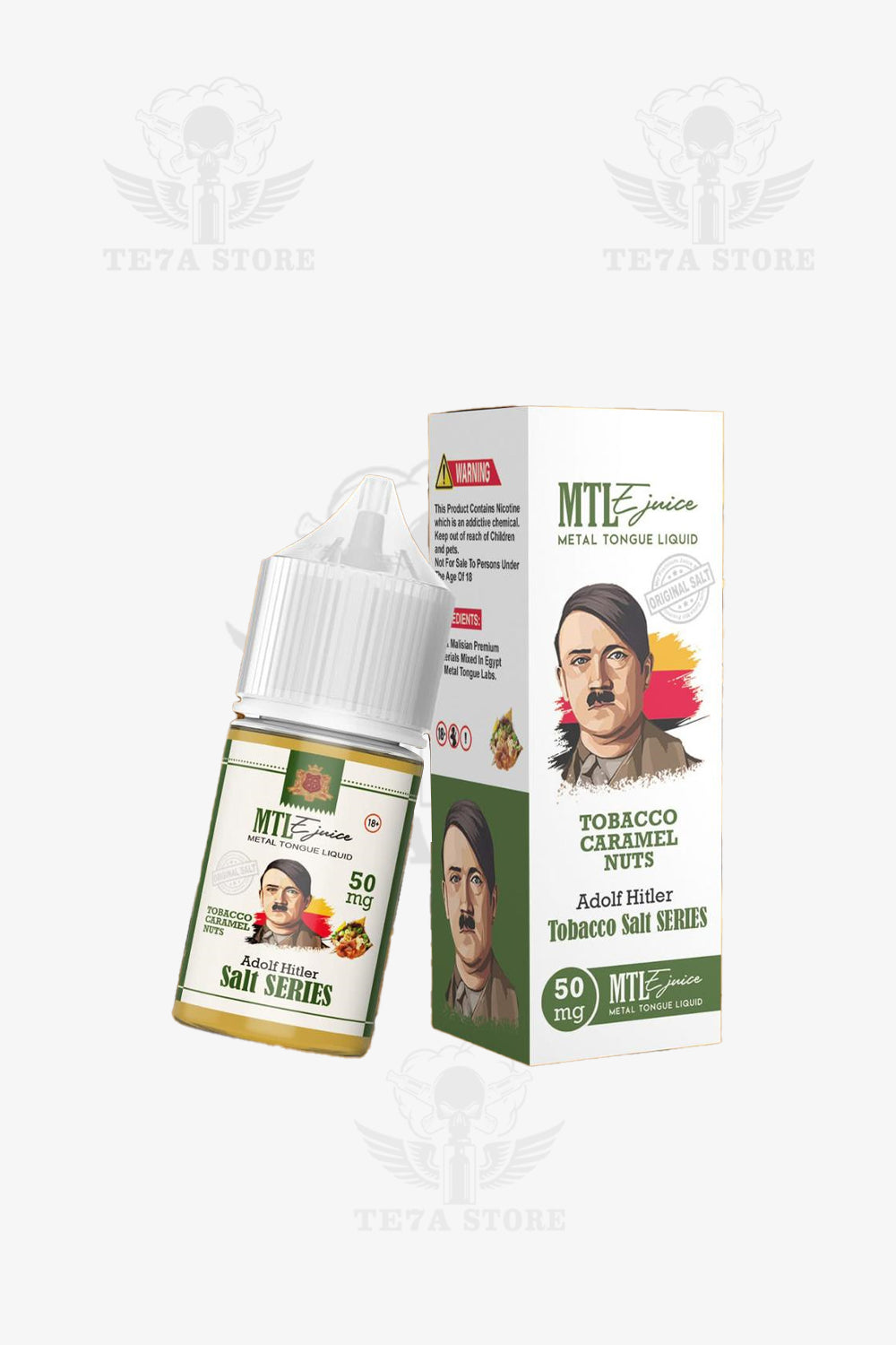 Metal tongue salt - Tobacco caramel nuts
