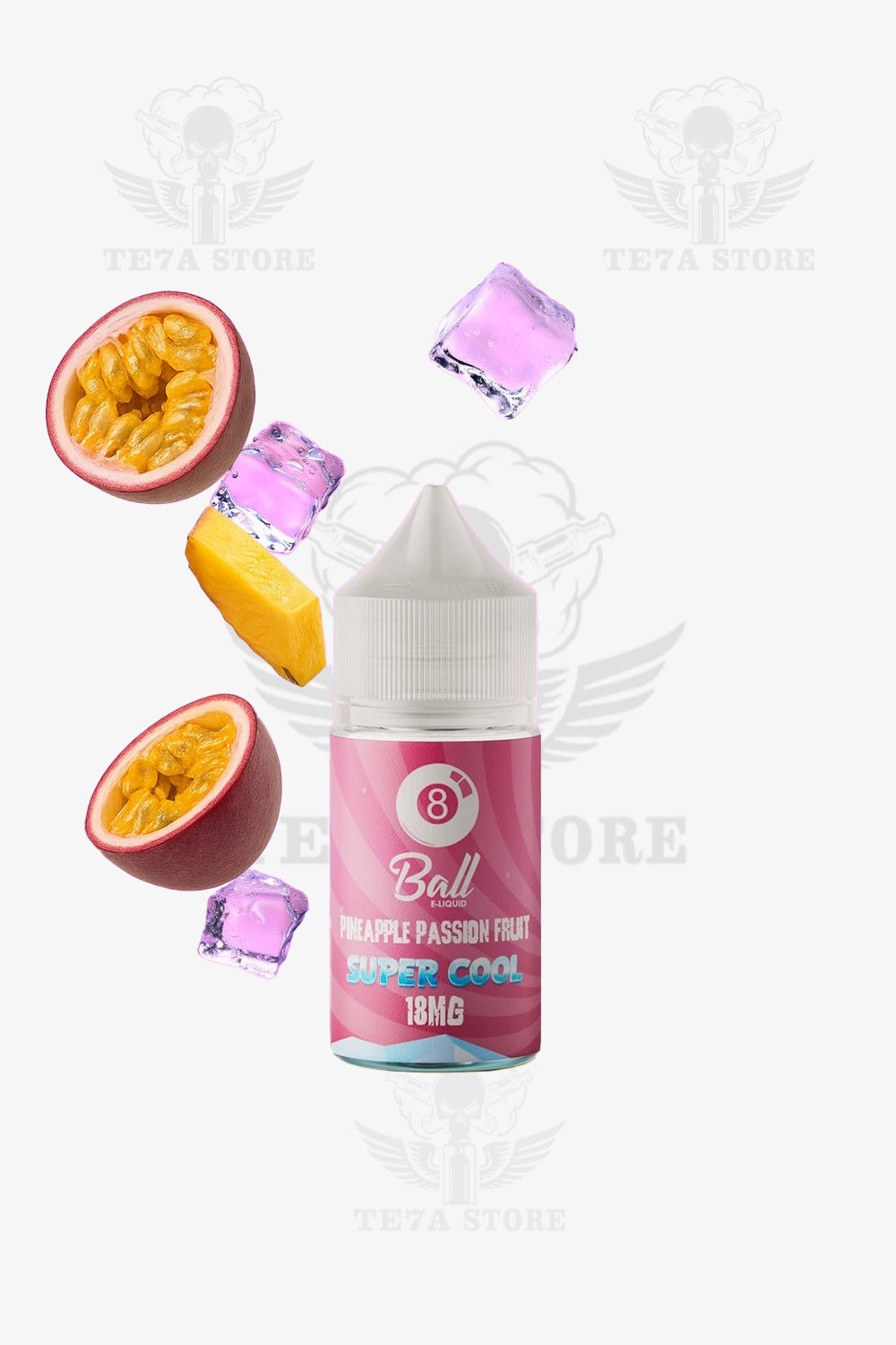 8 ball- pinapple passion fruit super cool