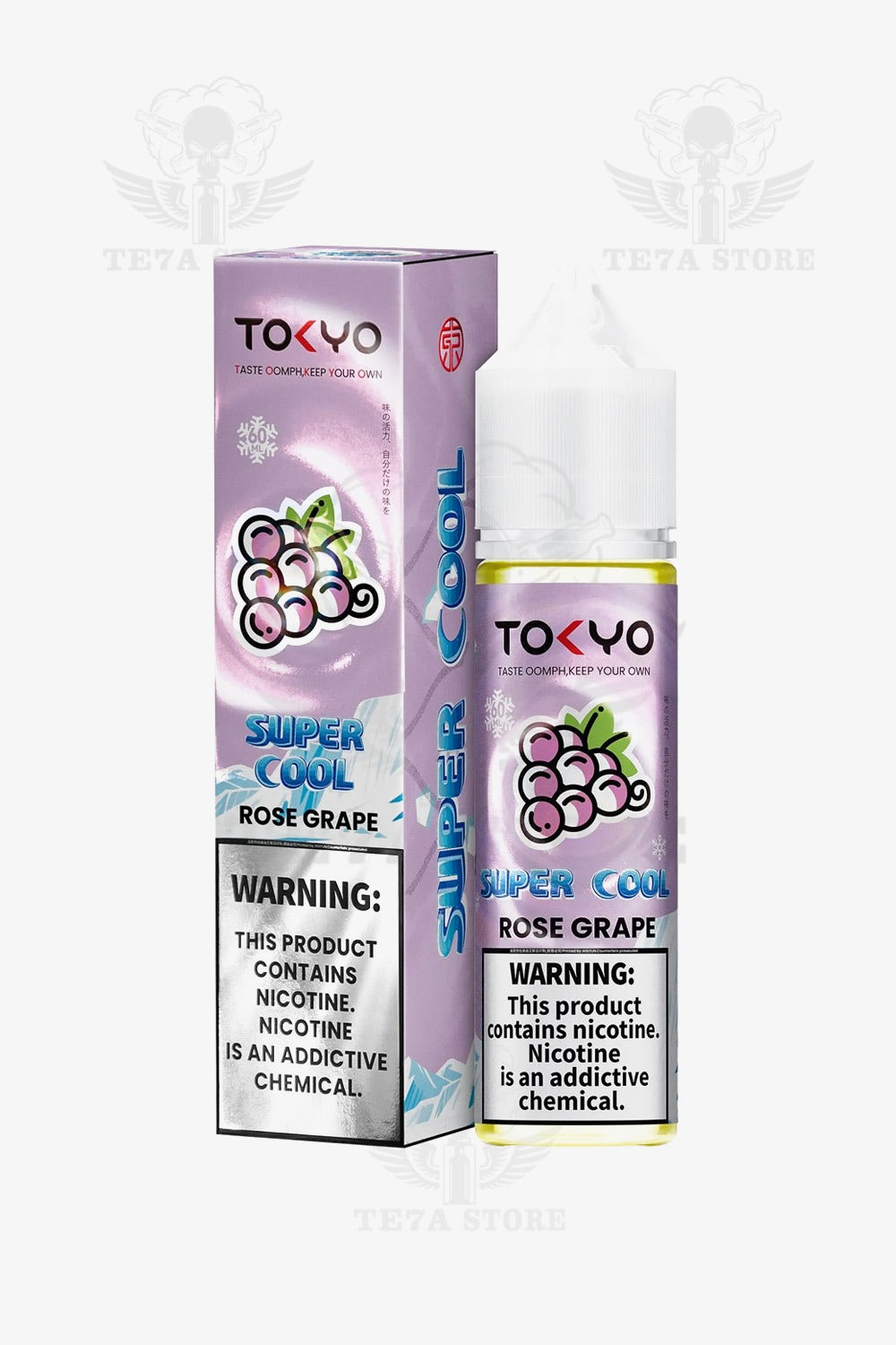 TOKYO-SUPER COOL- ROSE GRAPE - DL 60ML 3NIC