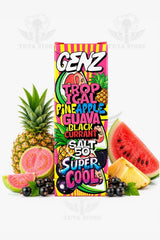 GENZ-TROP ICAL PINEAPPLE GUAVA  BLACK CURRANT SUPER COOL SALT 50MG