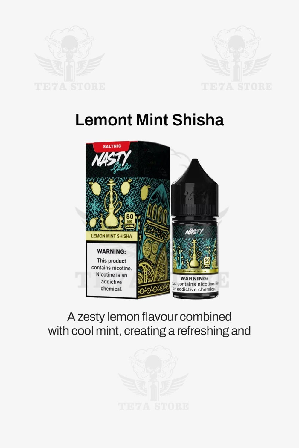 nasty - lemon mint shisha