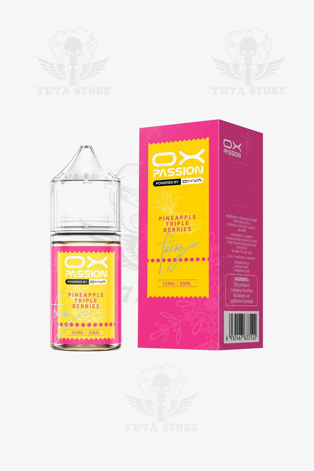ox passion- SUPERCOOL PINEAPPLE TRIPLE BERRIES