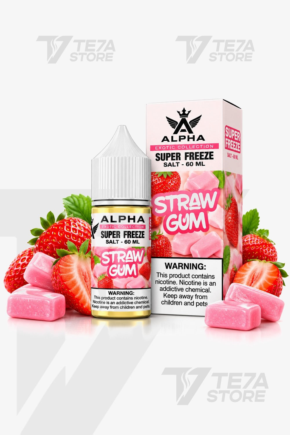 ALPHA- STRAW GUM SUPER COOL