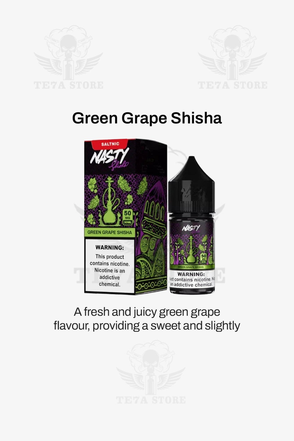 nasty - green grape shisha