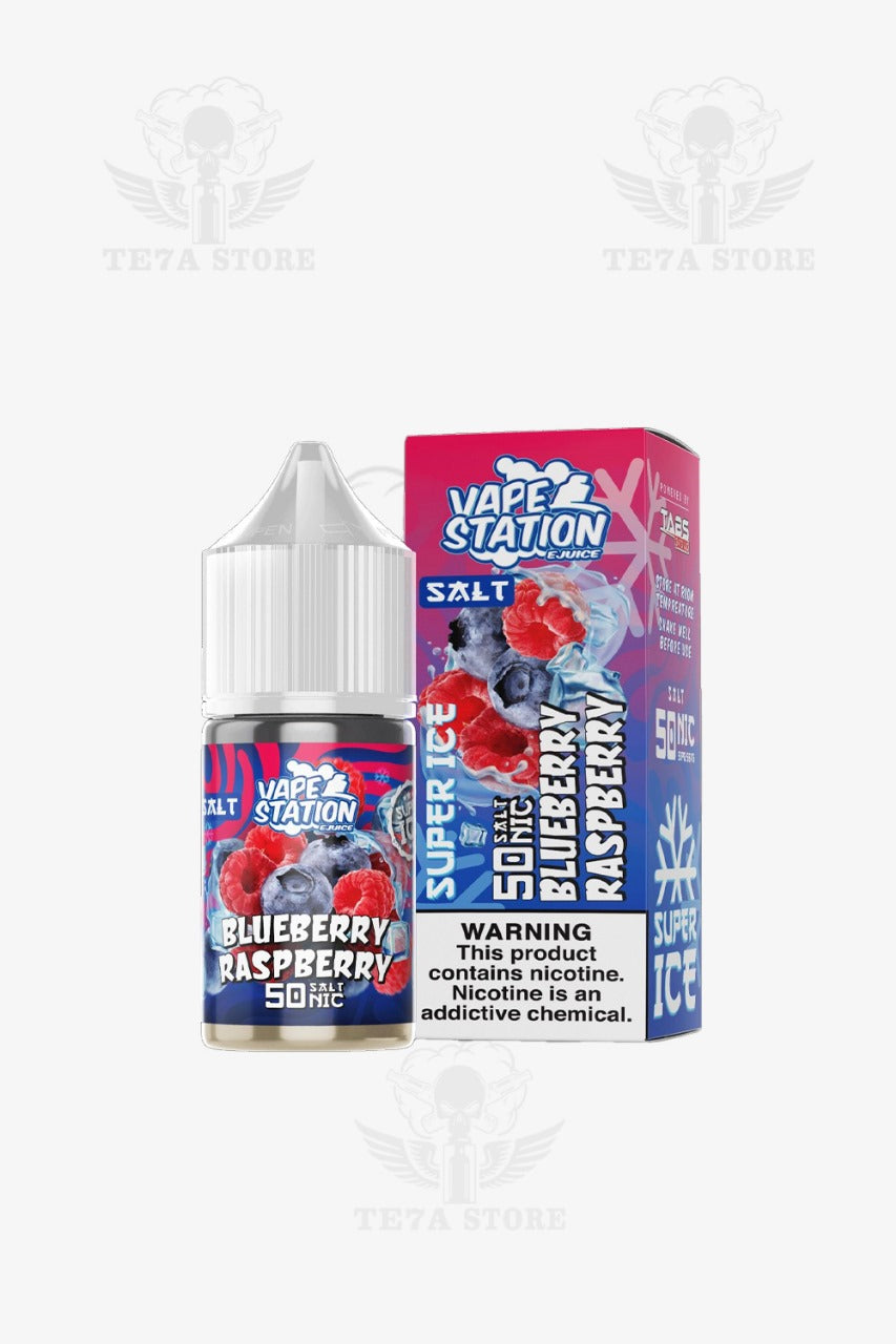 vape station- salt blueberry rasberry