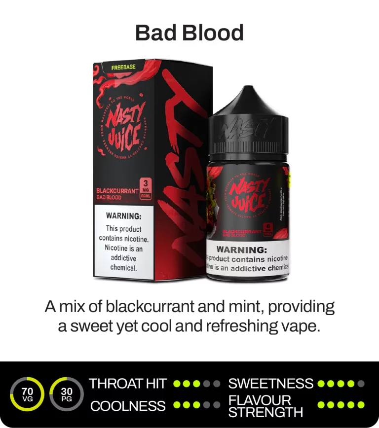 nasty - BLACKCURRANT BAD BLOOD DL 3MG