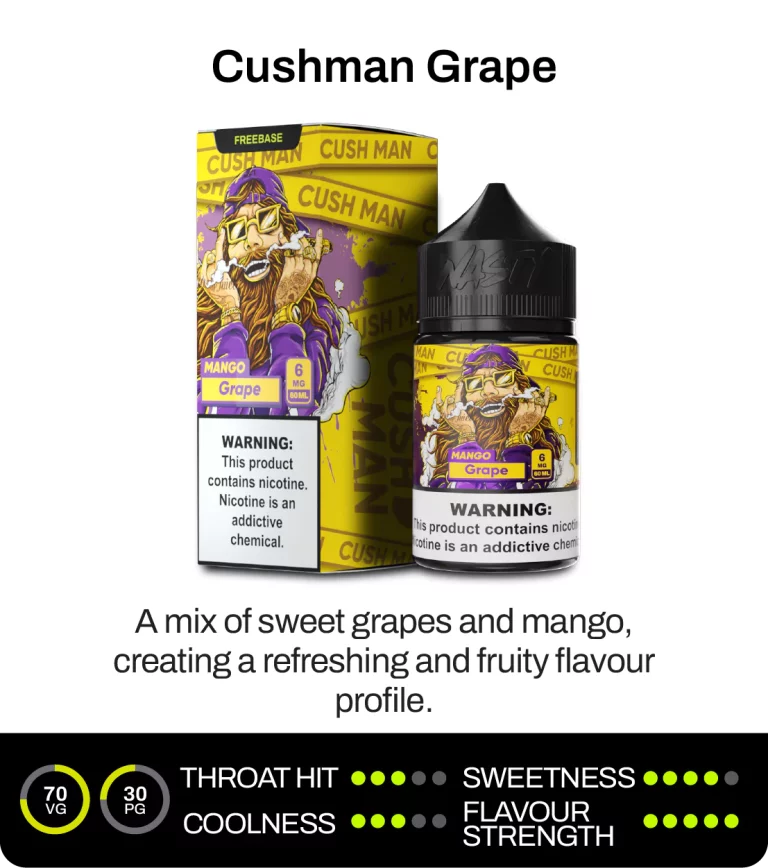 nasty - CUSHMAN GRAPE DL 3MG